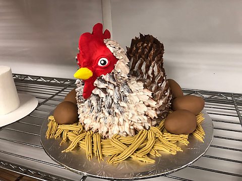 birthday - chicken with eggs