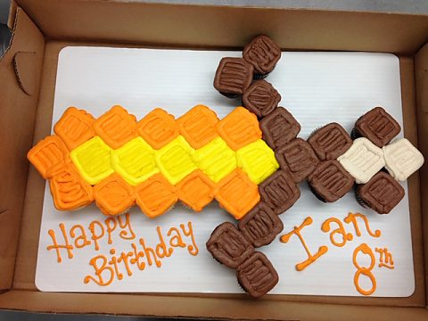 birthday - minecraft pull apart
