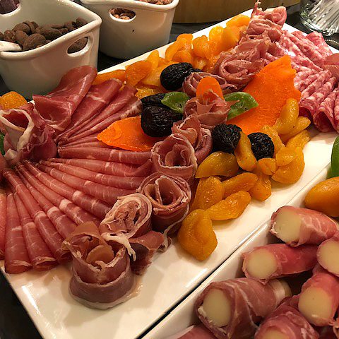 Charcuterie - prosciutto and mozzarella
