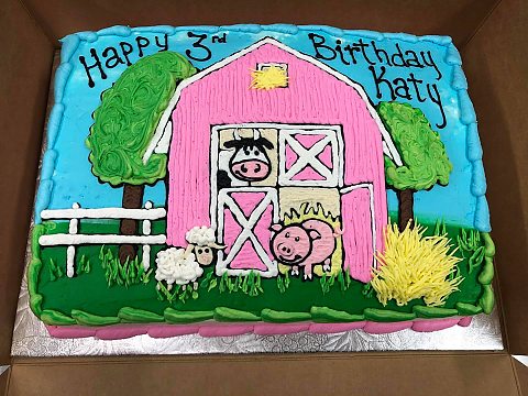 pink barn