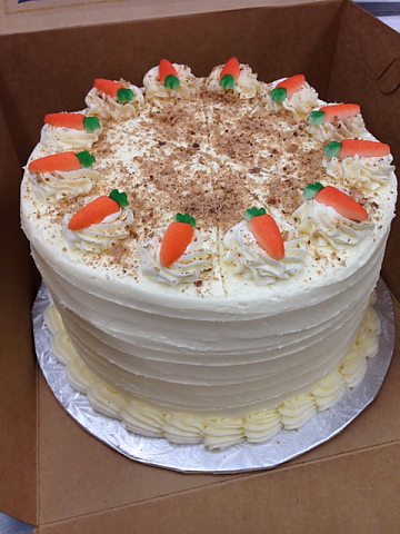 table cake - carrot